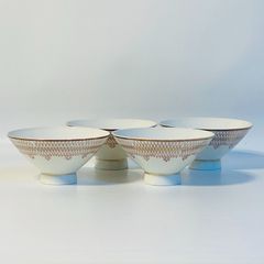 スコープ アズ茶碗 リネン 大 小 4点 セット 25周年ロゴ 飯碗 汁椀 スコープ アズ茶碗 リネン 大 小 4点 セット 25周年ロゴ 飯碗 汁椀