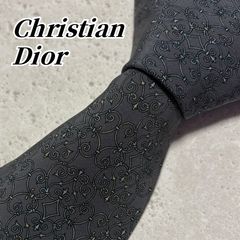 DiorHommeディオールオムナローネクタイジュエリーモチーフシルクブラック DiorHommeディオールオムナローネクタイジュエリーモチーフシルク