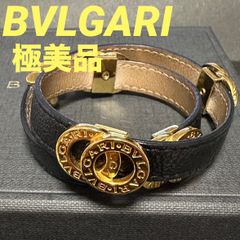 BVLGARI ブルガリ セルペンティ レザー ブレスレット サーモンピンク