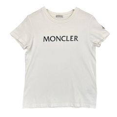 MONCLER ストーン装飾 半袖Tシャツ ホワイト - メルカリ