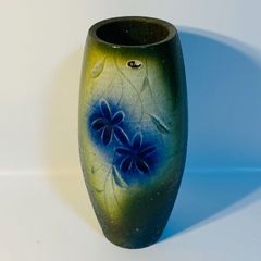 栗原豊生 幻想 金彩 ガラス 花瓶 花器 花入 - メルカリ