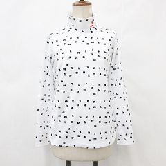 ヘイヴ Heve Whip Ballon Sleeve BL シャツ ブラウス 半袖 F 白 HE13