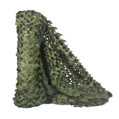 新品 TENCEN カモフラージュネット 迷彩柄 迷彩ネット 偽装網 ギリーネット サンシェード 日除け 風通し 目隠し キャンプ 野外活動 サバゲー 野鳥撮影 狩猟 装飾 ウッドランド 1×2Mのサムネイル