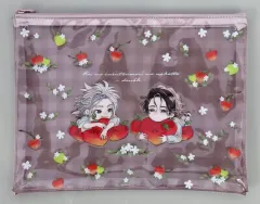 【中古】バッグ ロウ＆佳乃 クリアポーチ 「恋をするつもりはなかった-double-/鈴丸みんた先生×Gratte animatecafe」