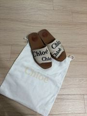 クロエ Chloe 厚底ヒール WOODY ウェッジエスパドリーユ サンダル