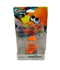 美品 ニンテンドー スプラトゥーン amiibo イカ(オレンジ) おもちゃ