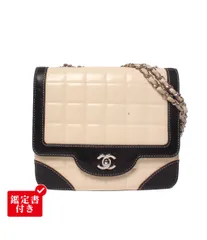 シャネル チェーンショルダーバッグ ダブルチェーン シルバー金具 6番台 肩掛け チョコバー レディース CHANELのサムネイル