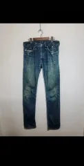 (30) ディーゼル タナズ デニムパンツ インディゴ THANAZ デニムパンツ