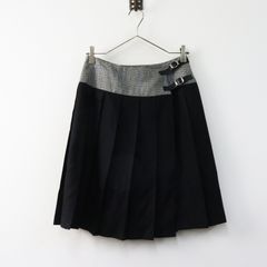 Y2K✨ バーバリーブルーレーベル ラップスカート ベルト ノバチェック