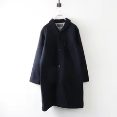 メンズ 聖林公司 ブルーブルー BLUEBLUE メルトン コート アンカーボタン ネイビー／アウター 羽織り 【2400014946284】のサムネイル