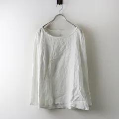 Archive 45R 45rpm フォーティファイブアール 小花刺繍コットンカットソー 2＼ホワイト Tシャツ プルオーバー【2400014952575】のサムネイル