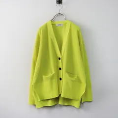 美品 マチャット MACHATT アモッサワッフルカーディガン＼イエロー Vネック ニット 羽織り【2400014948615】のサムネイル