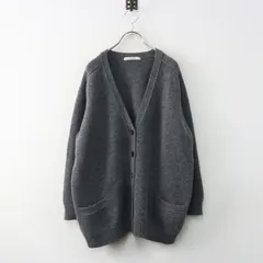 ローヘン LOHEN ウールカシミヤ Ｖネック ニット カーディガン 38┃グレー トップス セーター 長袖 前開き【2400014960709】のサムネイル