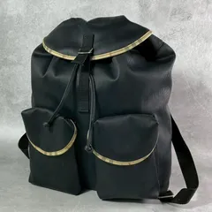 入手困難✨BURBERRY バーバリー リュックサック 大容量 ノバチェック PVC ブラック ビジネス 出張 カジュアル A4 PC  男女兼用 ユニセックス 黒 収納多数 旅行鞄のサムネイル
