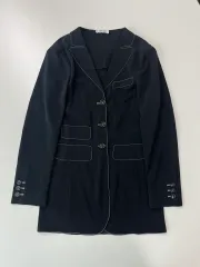 正規品 モスキーノ スティッチ POINT ブラック ジャケットのサムネイル