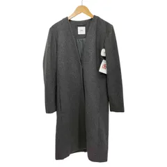 トーナル TONAL ノーカラーロングコート レディース JPN：38 