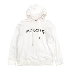 最新モデル☆ モンクレール ワッペン ロゴ パーカー XS ホワイト 5P149