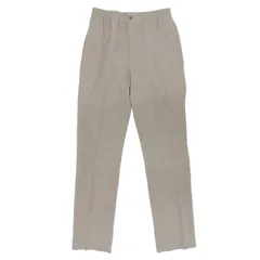 極美品▲HERMES エルメス 23SS リネン 100％ ボタンフライ 無地 イージーパンツ リラックスパンツ グレー 38 イタリア製 正規品 メンズのサムネイル