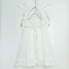 ピンクハウス★うさ耳！フリル使いローンブラウス フーディ 白系 たっぷりフリル&リボン♪薄手 無地 z20071