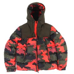 サイズ2□新品 本物□モンクレール 迷彩ナイロンジャケット ALLAIN 