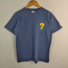 Champion チャンピオン Tシャツ メッセージプリント ネイビー M メンズ 古着 アメカジ ストリート