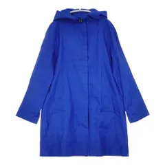Mackintosh リネン ポリウレタンコーティング フード付き コート ブルー レディース マッキントッシュ【中古】6-0504M∞のサムネイル