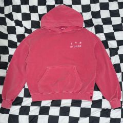 C.E OVERDYE SMOKY HEAVY HOODY Red 7263 - メルカリ