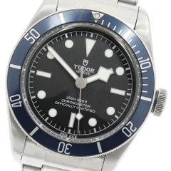 ヨ*ー様 TUDOR 79220B ヘリテージブラックベイ ブルーベゼル 美品 