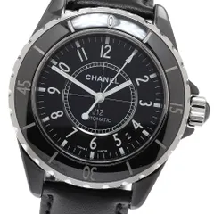 シャネル CHANEL H0685 J12 黒セラミック 38MM デイト 自動巻き メンズ 箱・保証書付き_956840のサムネイル