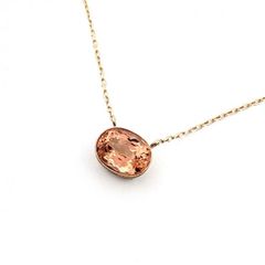 お値下げ不可です。トパーズ ネックレス 刻印 トップ K18 椿 花 