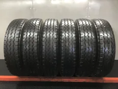 【走行短め】札幌発 引取OK BS G588 225/80R17.5 123/122L 17.5インチトラックタイヤ 夏タイヤ リブラグ 6本 4t フォワード等　(STT226)のサムネイル