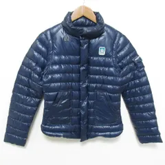 美品 PEARLY GATES パーリーゲイツ ダウンジャケット サイズ0 ネイビー レディース 古着 中古 USEDのサムネイル