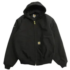 良品 Carhartt カーハート OG Active Jacket -オージー アクティブ ジャケット ブルゾン ダック パーカー Ｍ 黒 ブラック メンズ 古着 中古 USED