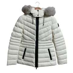 美品 MACKAGE マッカージュ PASTY-BX フォックスファー ダウンジャケット Mサイズ ホワイト レディース 古着 中古 USEDのサムネイル