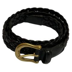 美品 POLO RALPH LAUREN 編み込みブラックベルト 34 ② Polo by Ralph Lauren 編み込みベルト ブラック - メルカリ