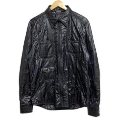 美品 DOLCE&GABBANA ドルチェアンドガッバーナ パデッド キルト シャツジャケット サイズ16/41 ブラック レディース 古着 中古 USEDのサムネイル
