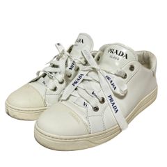 ★yu_kat ★ PRADA スニーカー　ローカット　サイドロゴ ☆yu_kat ☆ 様専用PRADA スニーカー ローカット サイドロゴ - メルカリ