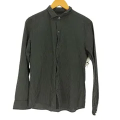 シーケーカルバンクライン ck Calvin Klein シアサッカー ストライプ レギュラーカラー シャツ メンズ import：M のサムネイル