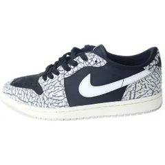 NIKE (ナイキ) AIR JORDAN 1 RETRO LOW OG BLACK CEMENT エアジョーダン1 レトロ ブラックセメント ローカットスニーカー グレー/ブラック US8.5/26.5cm CZ0790-001