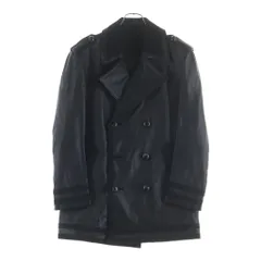 LOUIS VUITTON (ルイヴィトン) ライダースジャケット レザージャケット ブラック #52 RM062Mのサムネイル