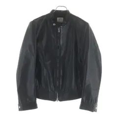 EMMETI (エンメティ) ラムスキン シングルライダースジャケット ブラックのサムネイル