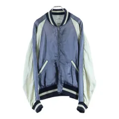 VISVIM (ヴィスヴィム) 24SS DOUGLAS JKT ダグラス ロゴデザイン ジップアップジャケット スカジャン グレー 0123405013003のサムネイル