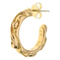 CHROME HEARTS クロムハーツ 22K HOOP SCROOL 1 22Kスクロールフープ ゴールドピアス CHROME HEARTS (クロムハーツ) 22K HOOP SCROOL 1 22Kスクロールフープ