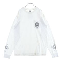 クロームハーツ/ポケット付ロングTシャツM/Chromeheartsヴィンテージ