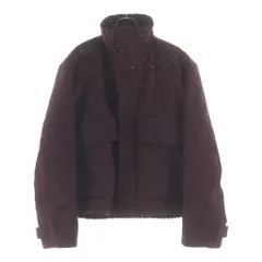GUCCI (グッチ) GG Fabric Padded Jacket 852739 ZKU09 GGスパンコール総柄 パデッドジップアップジャケット ボルドーのサムネイル