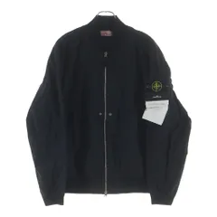STONE ISLAND (ストーンアイランド) 25SS NYLON METAL WATRO アームワッペン ジップアップナイロンジャケット ブラック K1S154100019のサムネイル