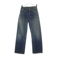 Levi's (リーバイス) 40-50S 501XX 47MODEL BIG E 片面タブ 革パッチ 隠しリベット 通常R 赤耳 デニムパンツ インディゴ
