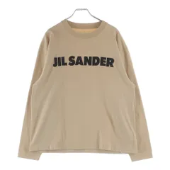 JIL SANDER (ジルサンダー) ロゴプリントロングスリーブカットソー 長袖Tシャツ J02GC0107 J20215 ベージュのサムネイル