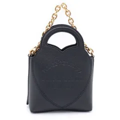 TIFFANY & Co. (ティファニー) リターントゥティファニー 2wayショルダーバッグ ハンドバッグ チェーンバッグ ブラック×ティファニーブルー レザー ゴールド金具のサムネイル