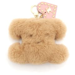 コーチ シアリング ベア バッグチャーム ピンク レア CZ029 COACH